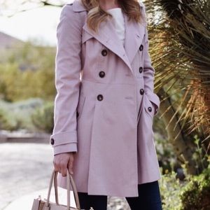 ASOS pink trench coat